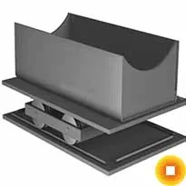 Двухкатковая опора