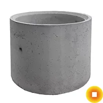 Кольца колодезные бетонные 2500х900х100 мм КС 25.9 ГОСТ 8020-2016